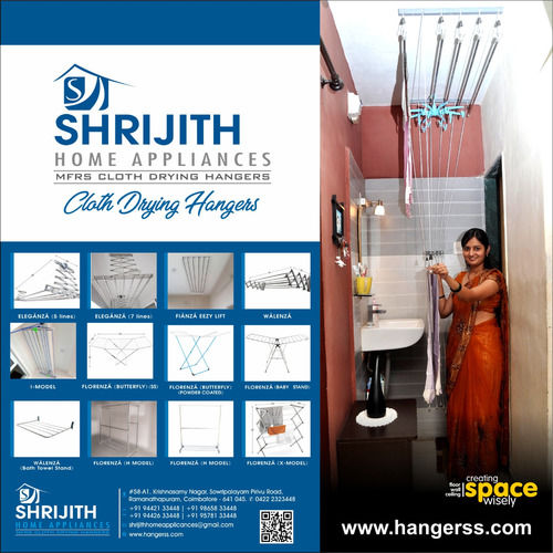 Ceiling Rope Cloth Drying Hanger