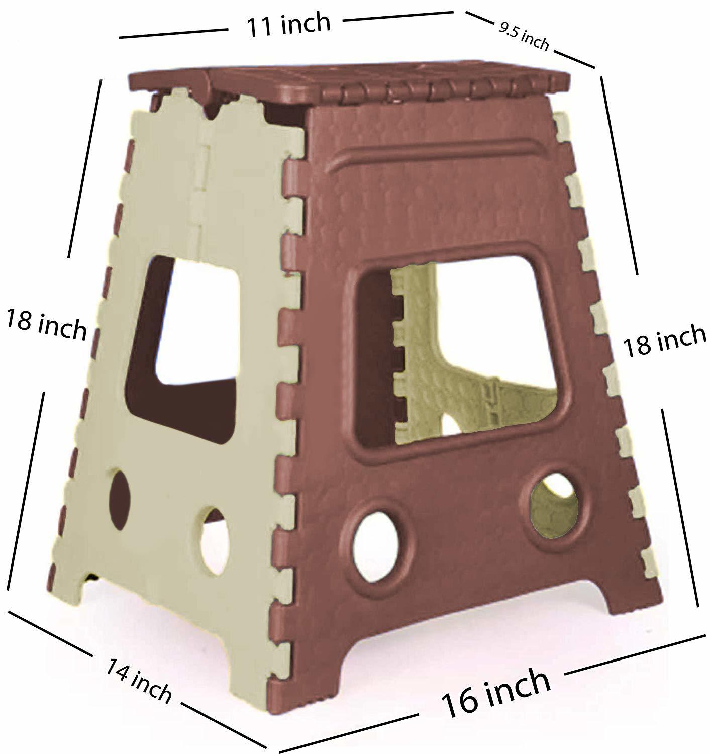 Folding Step Stool (Big, 18 Inch)