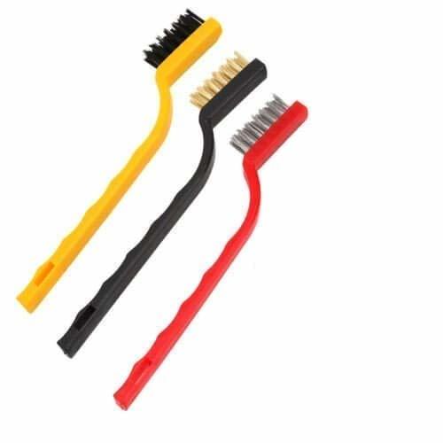 3 Pc Mini Wire Brush Set