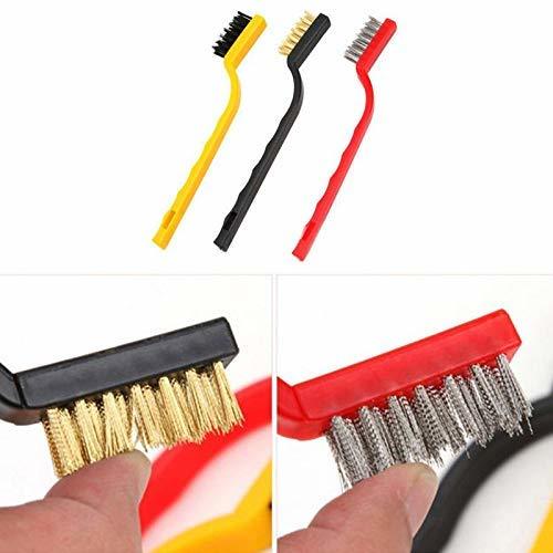3 Pc Mini Wire Brush Set