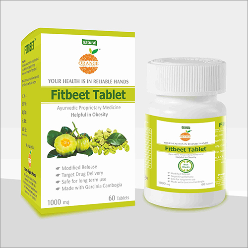 Fitbeet Obesity Tablets Age Group: For Adults