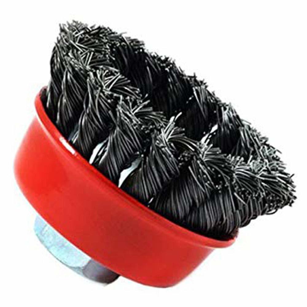 Wire Wheel Cup Brush (Black)