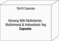 Ginseng With Multivitamin Multimineral & AntioxidantsVeg Capsule