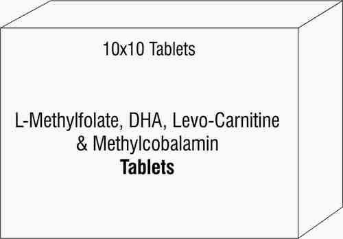 L-methylfolate, Dha, Levo-carnitine & Methylcobalamin Tablets