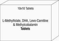 L-methylfolate, Dha, Levo-carnitine & Methylcobalamin Tablets