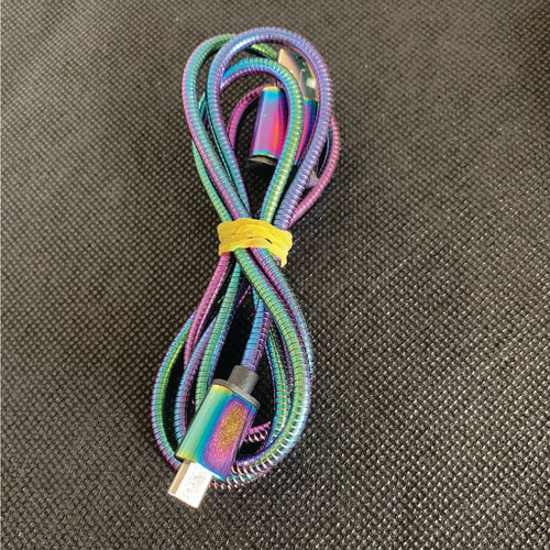 Metal Braided Data And Charge Cables Display Color: Color