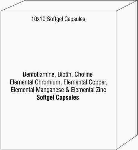 Benfotiamine Biotin Choline Elemental Chromium Elemental Copper Elemental Manganese Elemental Zinc