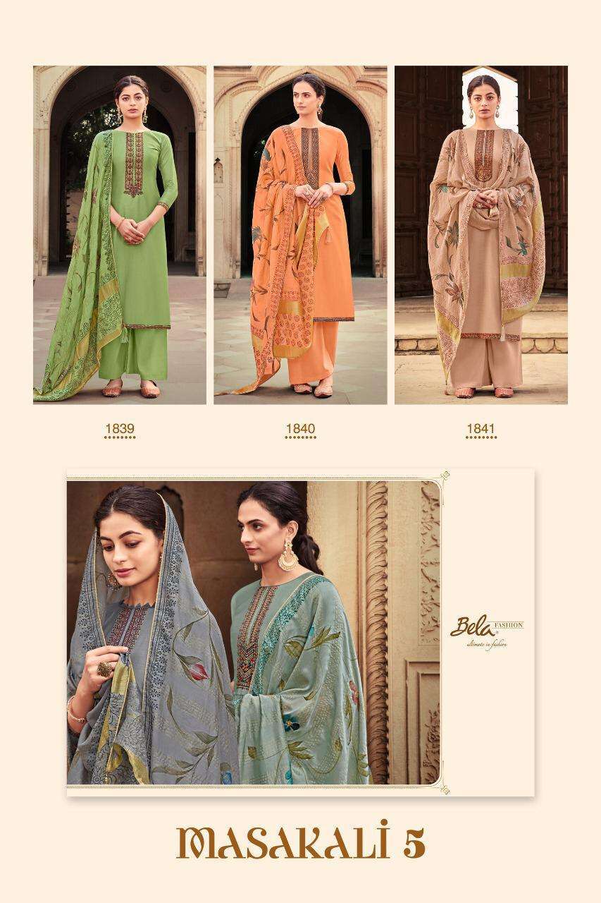 Bela Fashion Masakali Vol 5 Cotton Silk Designer Salwar Suit Catalog