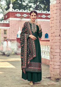 Eba Lifestyle Muskan Viscose Upada With Work Designer Suit Catalog