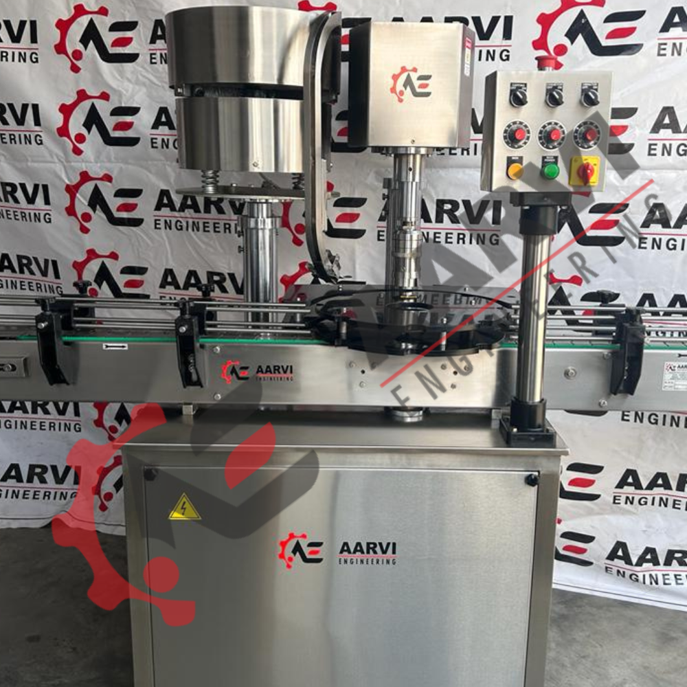 Lug Capping Machine - Stainless Steel 304, 2400bpm To 5000bpm Capacity | Automatic, Customizable Conveyor Height, Ideal For Food And Chemical Industries