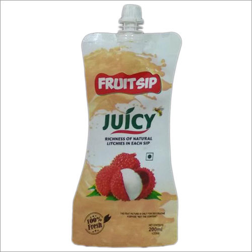 Spout Litchie Fruit Pouch at Best Price in Vasai | Ss Poly Mech Industries