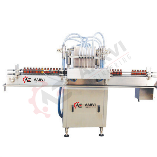 Automatic Syrup Filling Machine By AARVI ENGINEERING