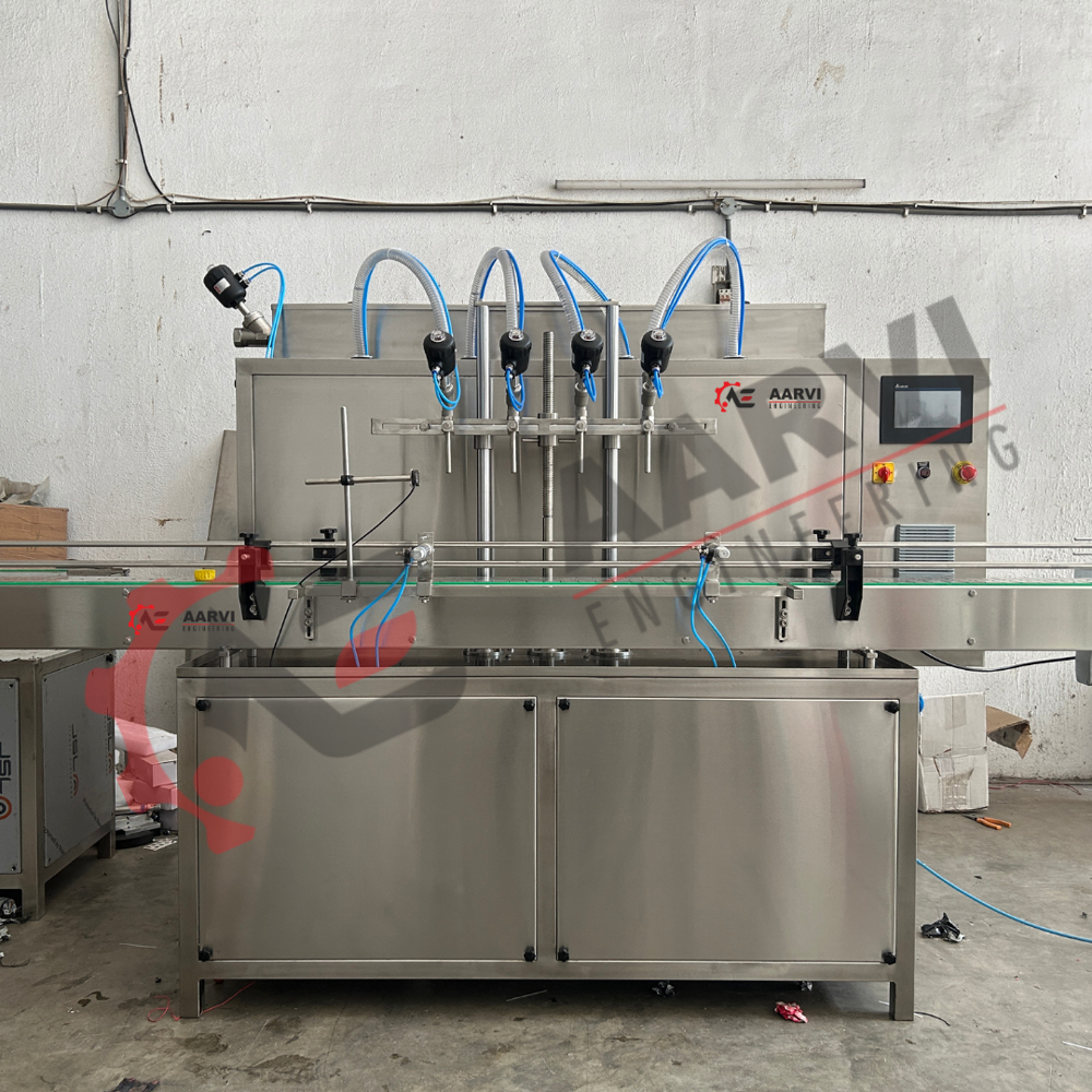 Sauce Filling Machine - 2 To 8 Filling Heads, 2000-4000bph Capacity | Stainless Steel, Automatic, 1-phase 230 V Power, Warranty Over 1 Year