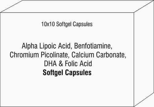 Alpha Lipoic Acid Benfotiamine Chromium Picolinate Calcium Carbonate DHA Folic Acid