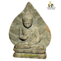 Stone Leaf Buddha Statue