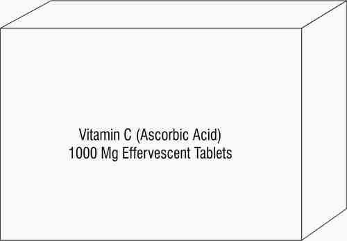 Vitamin C (Ascorbic Acid) 1000 Mg Effervescent Tablets
