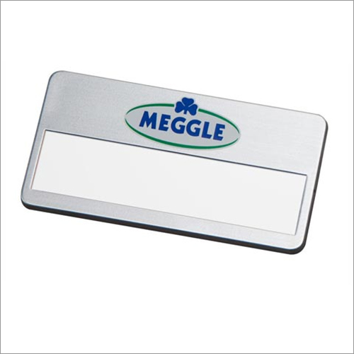 Gold and Silver Reusable Name Badges