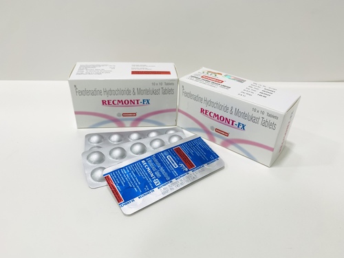 Fexofenadine HCL 120mg,Montelukast SodiumEq. to Montelukast 10mg