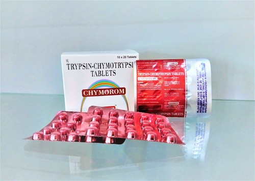 Tripsin Chymotripsin 100000 A.U. By RHOMBUS PHARMA PVT. LTD.