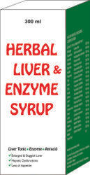 Herbal Liver, Enzyme And Antacid Syrup