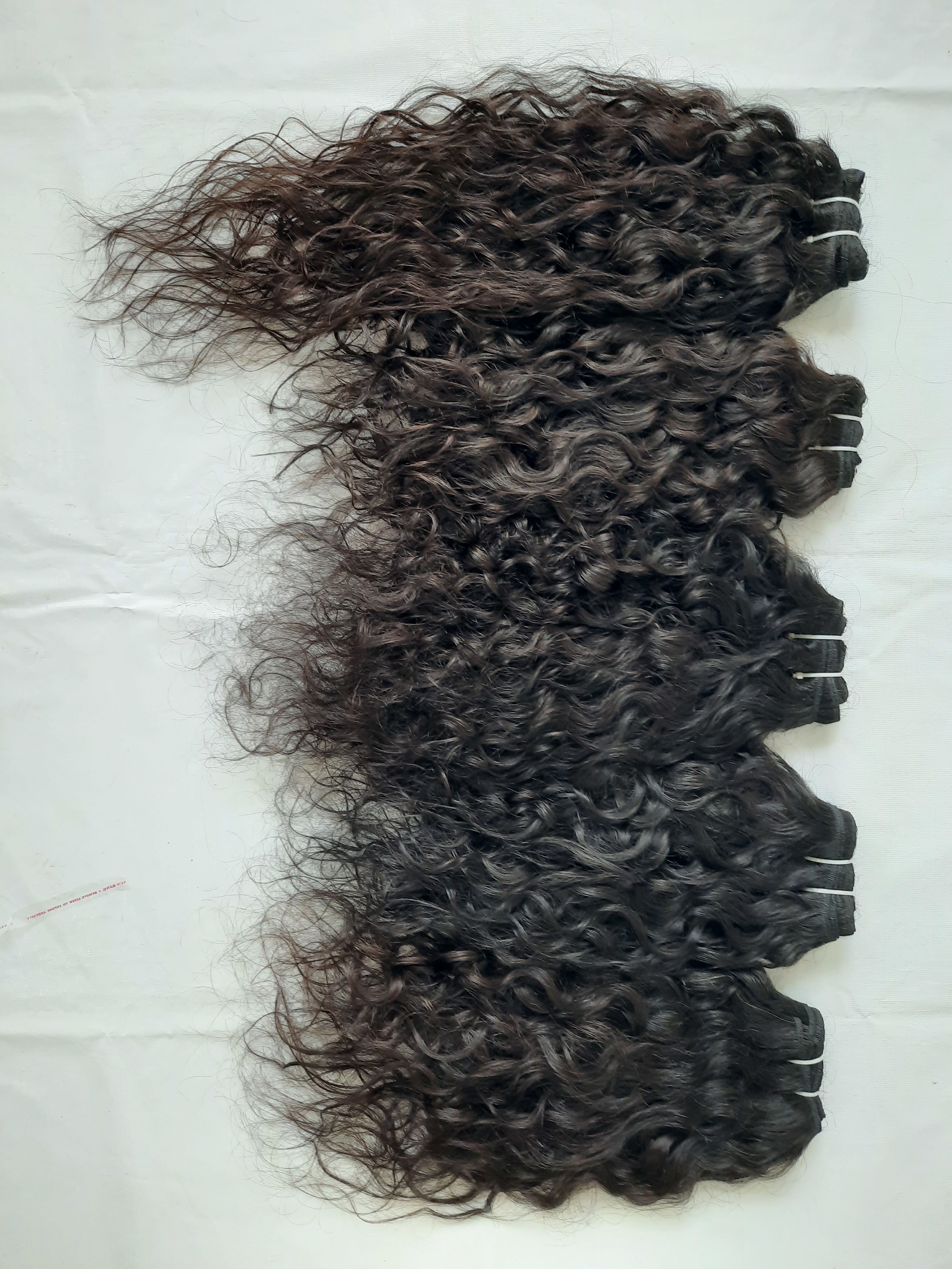 Single donor Wavy Human Hair Extensions