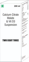 Calcium Citrate Malate & Vitamin D3 Suspension