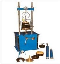 Cbr Testing Machine - Steel, 100 Kn Load Capacity | 0-100 Mm Dial Gauge, 50 Mm Ram Diameter, 150 Mm Test Specimen Diameter