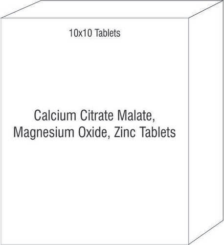 Calcium Citrate Malate, Magnesium Oxide, Zinc Tablets