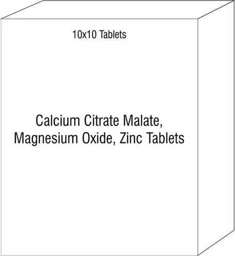 Calcium Citrate Malate, Magnesium Oxide, Zinc Tablets