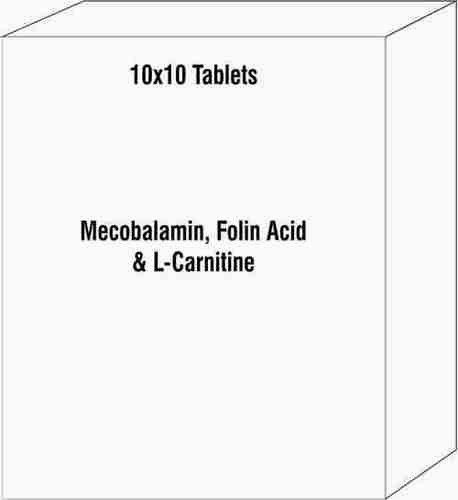 Mecobalamin, Folin Acid & L-Carnitine Tablets By AKSHAR MOLECULES