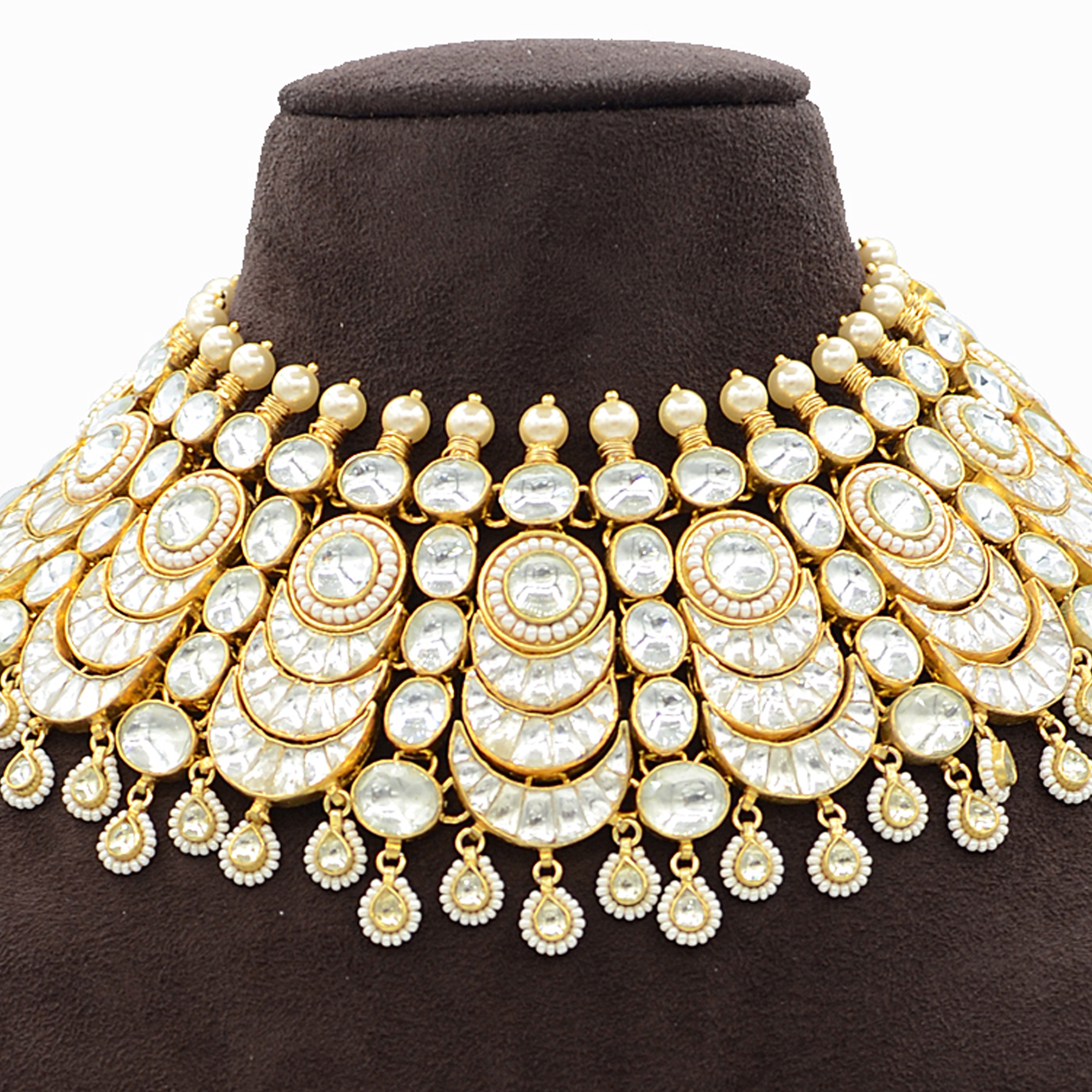 Pachi Kundan Necklace Set