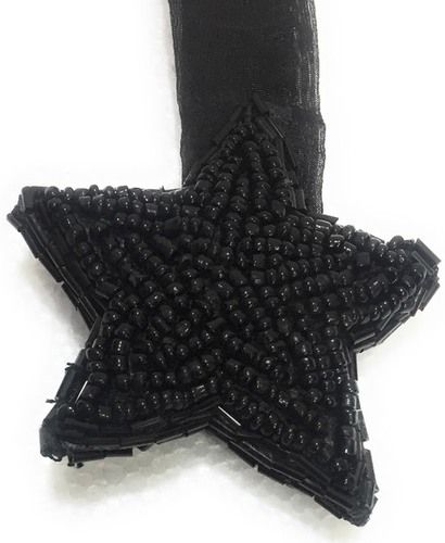 Black Hanging Star Regular Salli Border