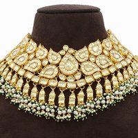 Pachi Kundan Necklace Set