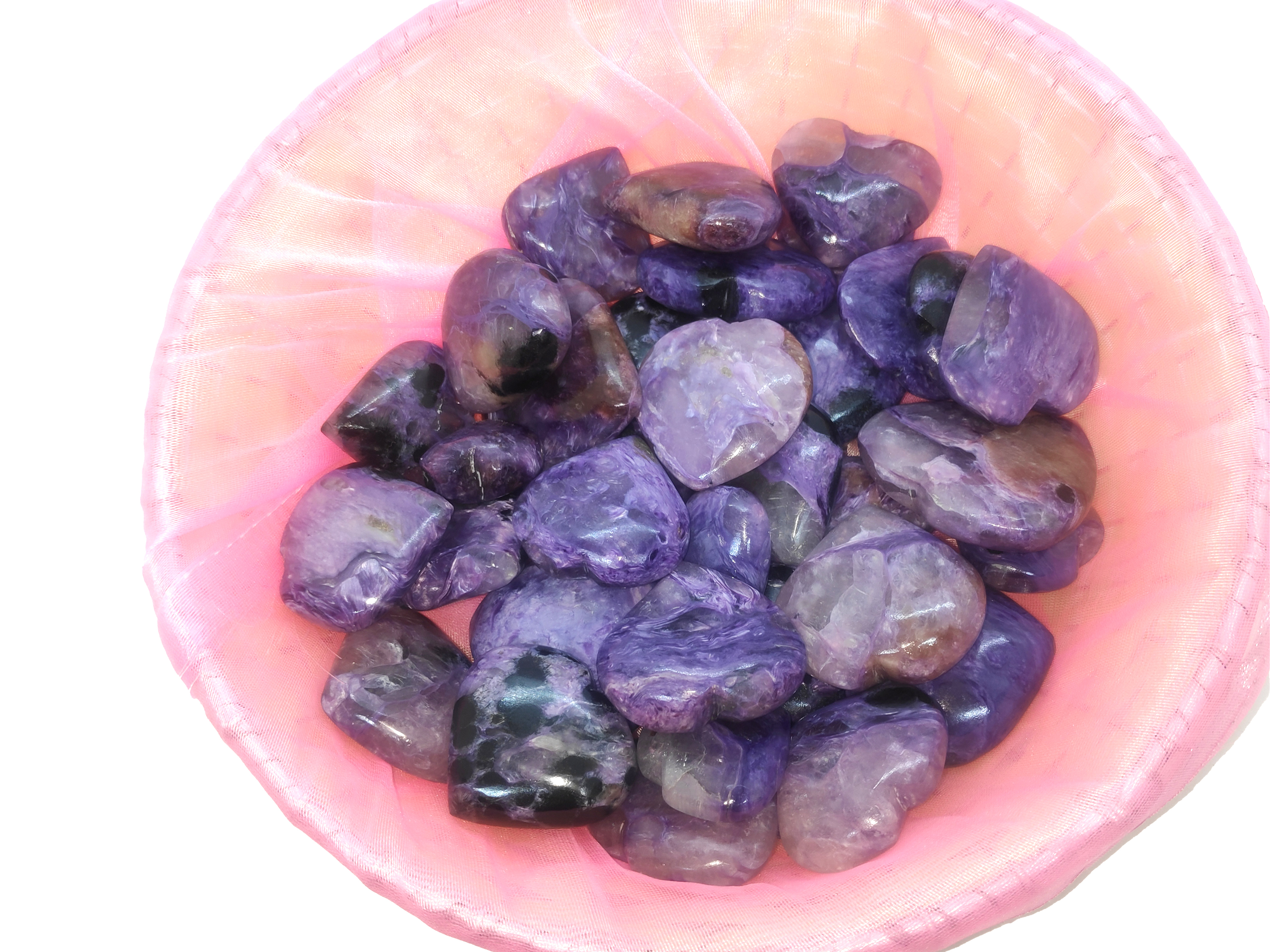 cahroite Hearts Gemstones