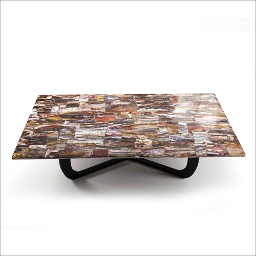Petrified Wood Table Tops By MUGHAL INLAY ART