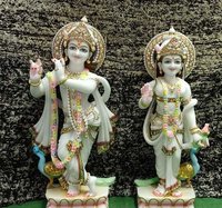 Radha Krishna Marble Idols