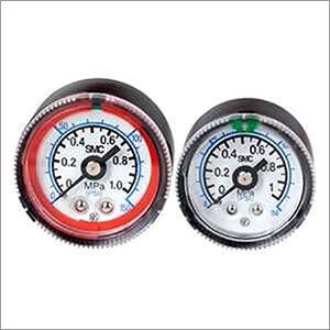 Pressure Gauge with Color Zone Limit Indicator