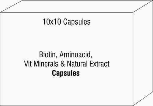 Biotin Aminoacid Vit Minerals & Natural Extract Capsule
