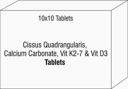 Cissus Quadrangularis Calcium Carbonate Vit K2-7 & Vit D3 Tablet