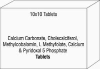 Calcium Carbonate Cholecalciferol Methylcobalamin L Methyfolate Calcium & Pyridoxal 5 Phosphate Tab