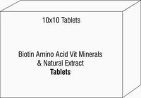 Biotin Amino Acid Vit Minerals & Natural Extract Tablet