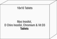 Myo Inositol D Chiro Inositol Chromium Vit D3 Tablet