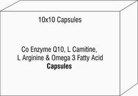 Co Enzyme Q10 L Camitine L Arginine & Omega 3 Fatty Acid Capsule