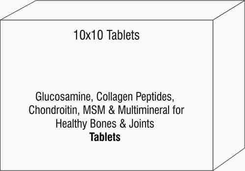 Glucosamine Collagen Peptides Chondroitin MSM & Multimineral for Healthy Bones & Joints