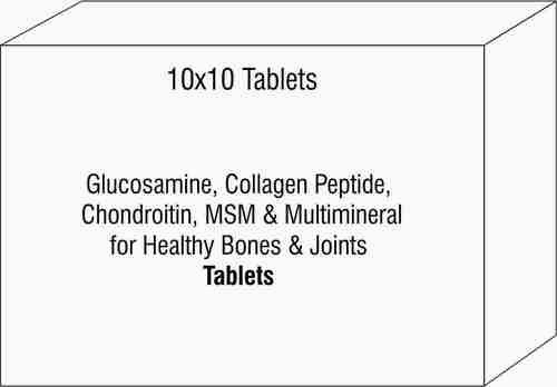Glucosamine Collagen Peptide Chondroitin MSM & Multimineral for Healthy Bones & Joints