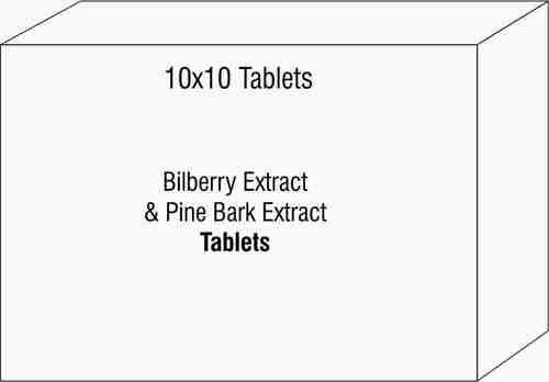 Tablet of Bilberry Extract & Pine Bark Extract