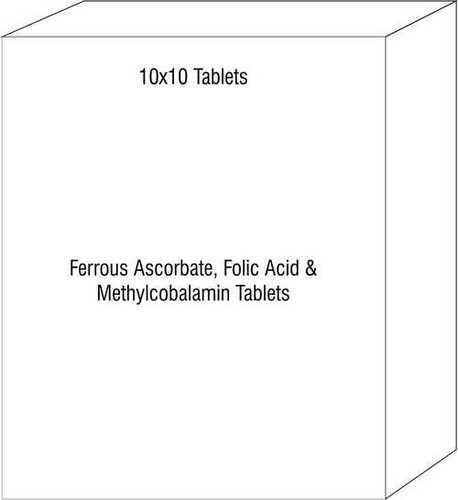 Ferrous Ascorbate Folic Acid & Methylcobalamin Tablets