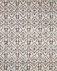 Mitzi Ivory Red Floral Hand Tufted Carpet