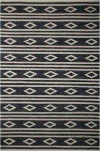 Nelke Charcoal Tribal Hand Tufted Carpet SKU