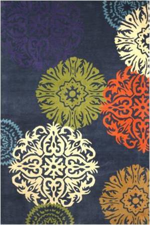 Otis Grey And Multicolor Floral Hand Tufted Carpet